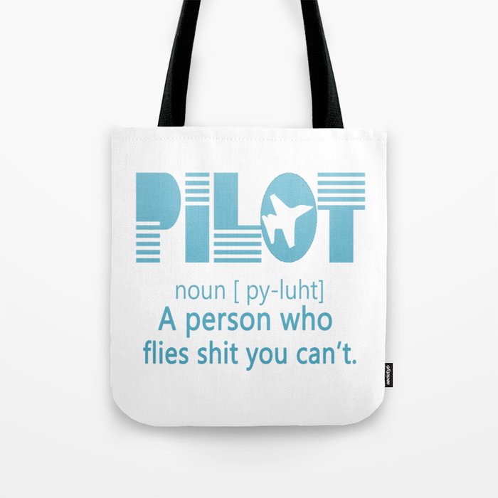 pilot tote bag