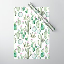 Cactus Summer Garden Wrapping Paper