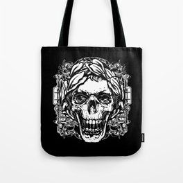 Skull Tattoo Illustration Tote Bag