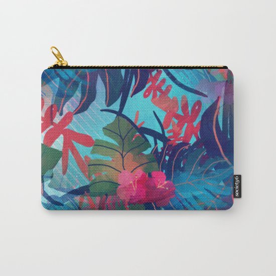 Tropical Blues Carry-All Pouch