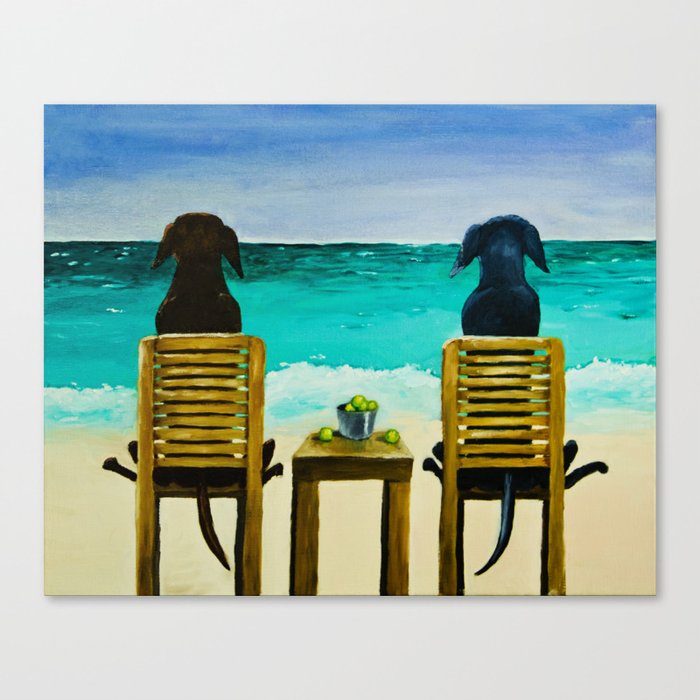 Beach Bums Canvas Print