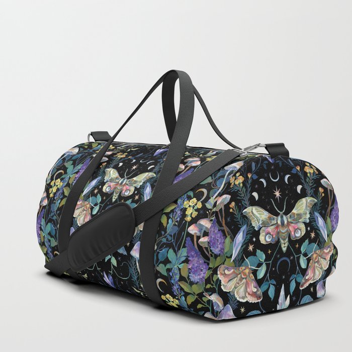 Crystals Moth Mushrooms Duffle Bag