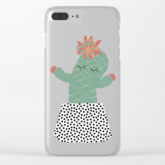 Mrs Succulent Clear iPhone Case