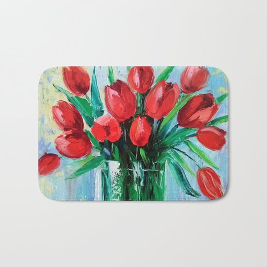 Tulips Bath Mat