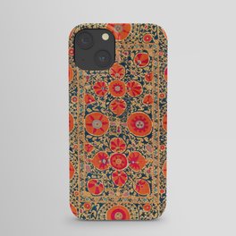 Kermina Suzani Uzbekistan Print iPhone Case