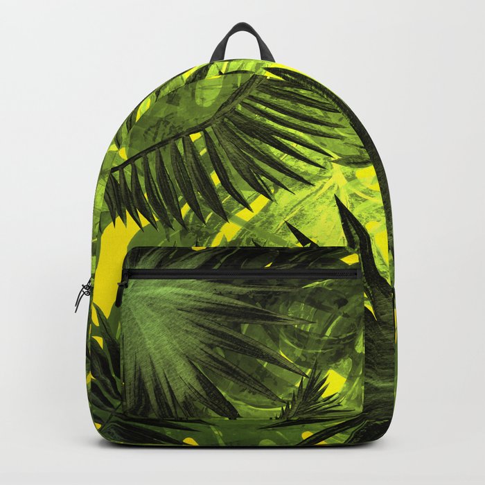 Tropical Leaves Aloha Jungle Garden Backpack