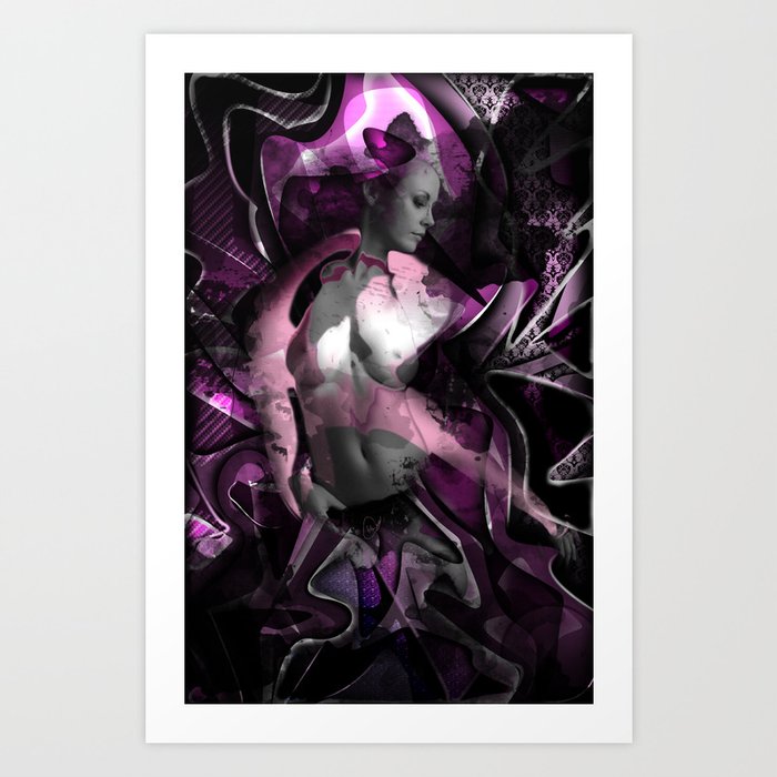 Abstract Boobs Art Prints for Sale