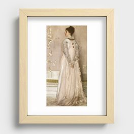 Symphony in Flesh Colour and Pink, Portrait of Mrs. Frances Leyland, 1871-1874 by James McNeill Whistler Recessed Framed Print