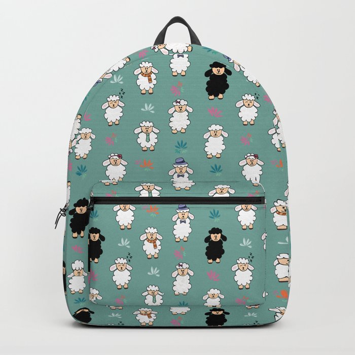 sheep plush backpack