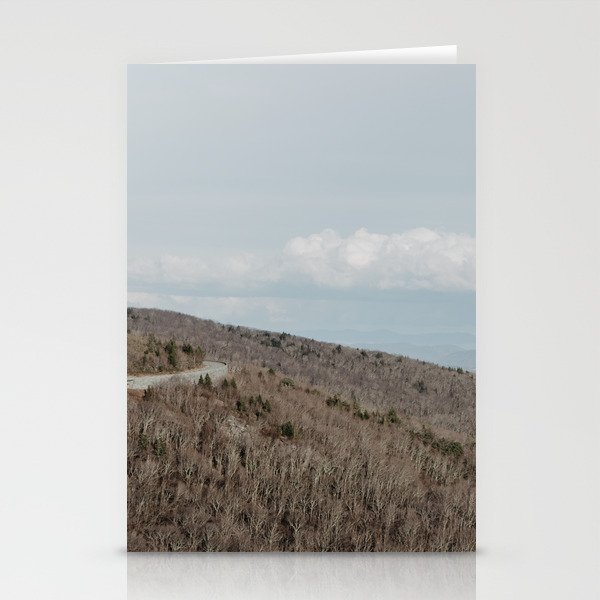 landscape with mountains	 Stationery Cards