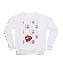 Pop art lips Crewneck Sweatshirt