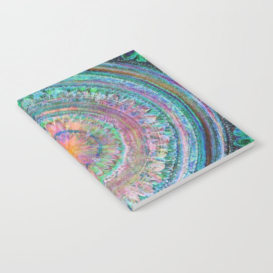 Pink and Turquoise Mandala Notebook