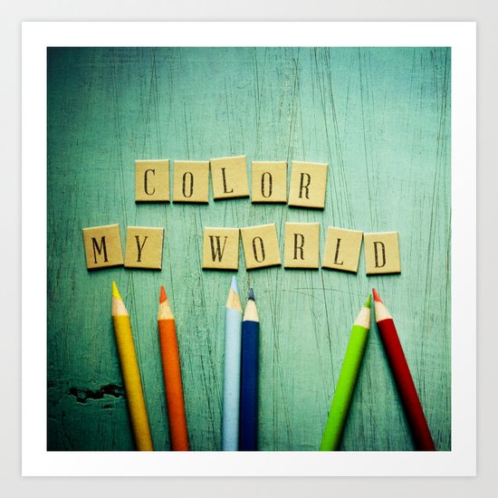 Color My World Art Print