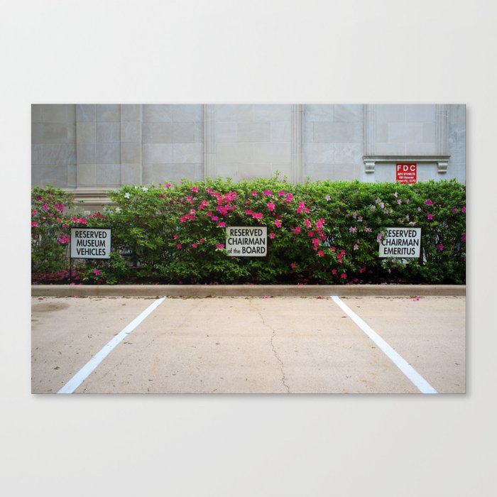 Reserved Canvas Print