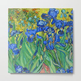 Iris Van Gogh  Metal Print