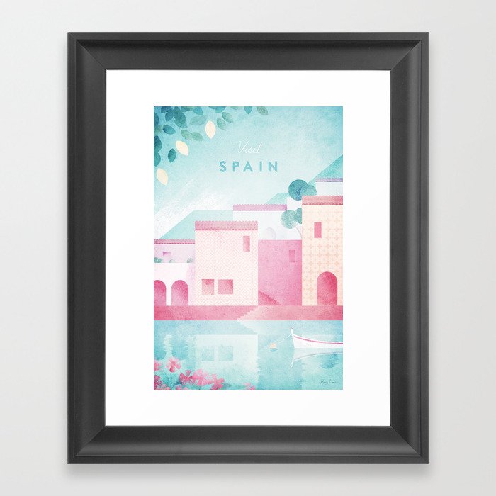 Spain Framed Art Print