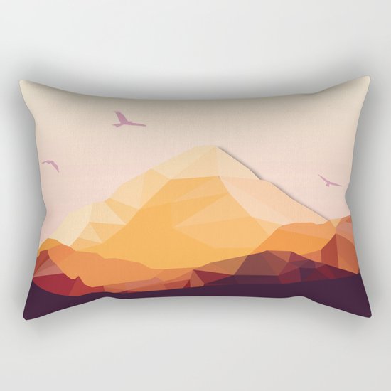 Night Mountains No. 25 Rectangular Pillow