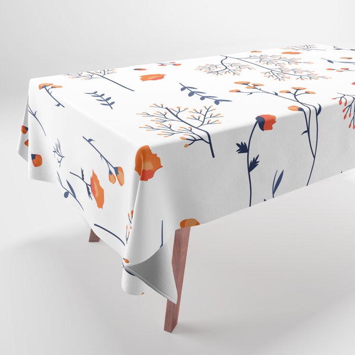 Beautiful Floral Pattern Tablecloth