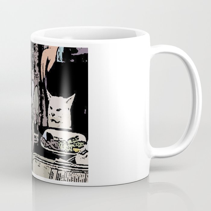 Woman Yelling At Cat Meme Coffee Mug By Valuescale Society6