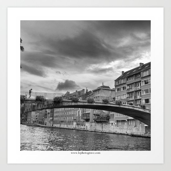 Le Pont Art Print