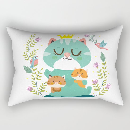 Queen cat Rectangular Pillow