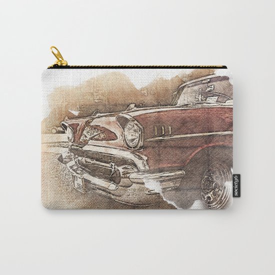 Retro Car Carry-All Pouch