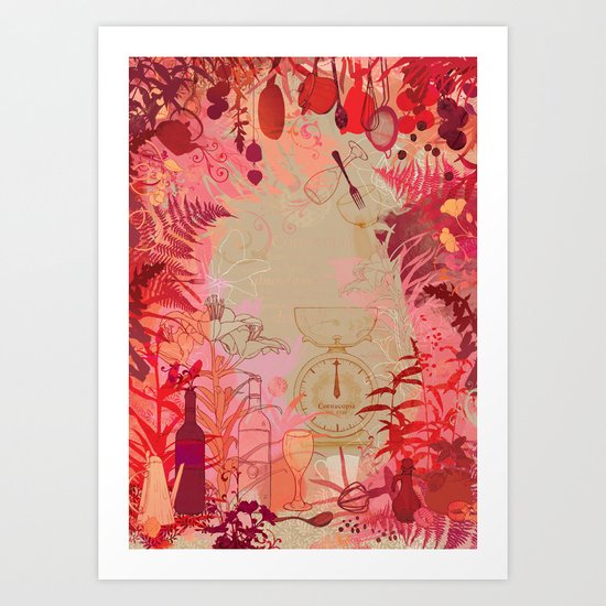 Cornucopia Restaurant Art Print