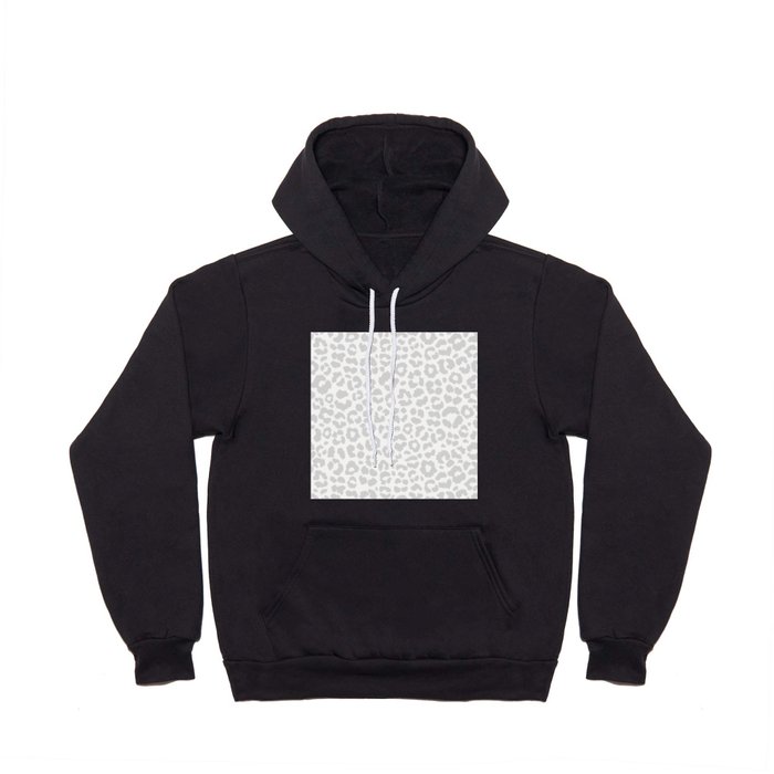 Leopard White And Grey Hoody