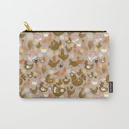 Chicken on the bee farm!  Carry-All Pouch