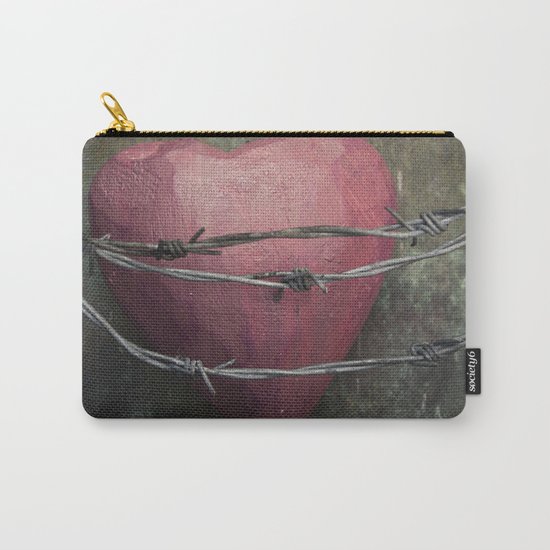 Trapped Heart Carry-All Pouch