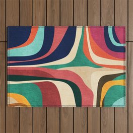 Impossible contour map Outdoor Rug