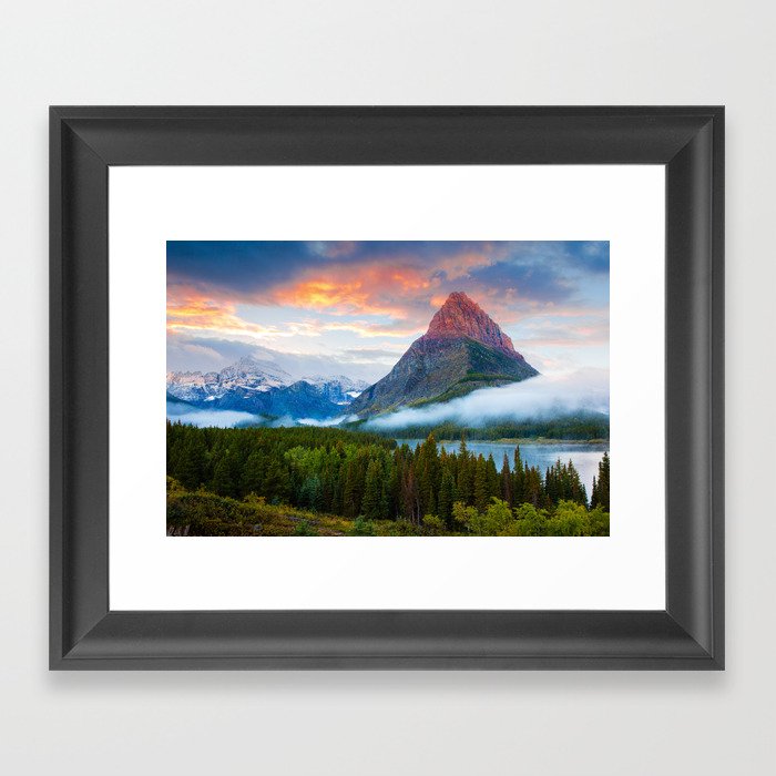 Glacier National Park Framed Art Print