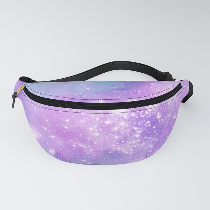 Purple Blue Galaxy Painting Fanny Pack