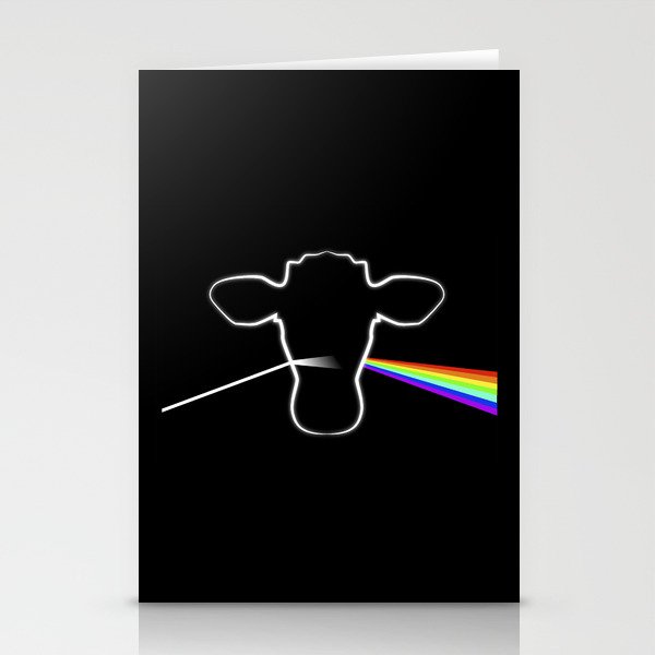 Dark Side of the Moo Stationery Cards