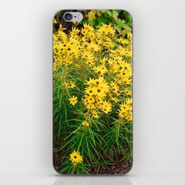 Yellow Wildflowers iPhone Skin
