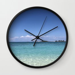 Junkanoo Beach, Bahamas Wall Clock