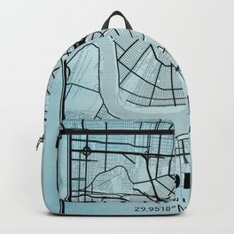 New Orleans - Louisiana Aquarius Watercolor Map Backpack