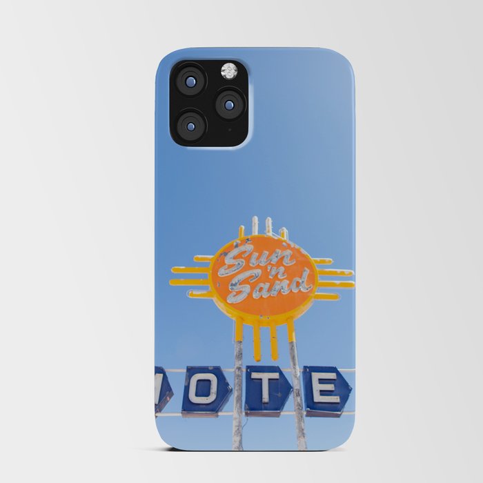 Sun n Sand Motel - Route 66 Travel Photography iPhone Card Case