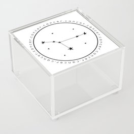 Cancer | Zodiac Circle Acrylic Box