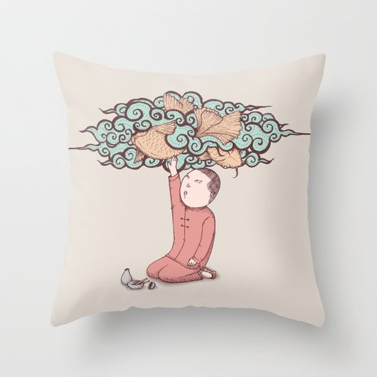 Imaginary Throw Pillow