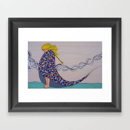 Morning Chill Framed Art Print