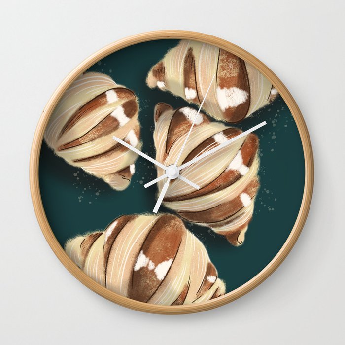 Croissants Wall Clock