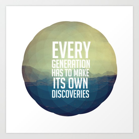 Discoveries Art Print