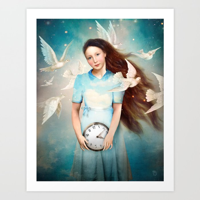 Discover the motif TIME FLIES by Christian Schloe as a print at TOPPOSTER