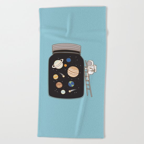 confined space Beach Towel