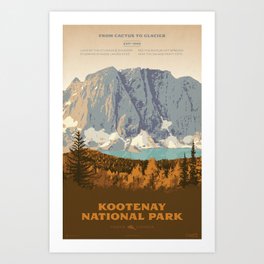 Kootenay National Park Art Print