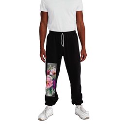floral bouquet: roses and peonies Sweatpants