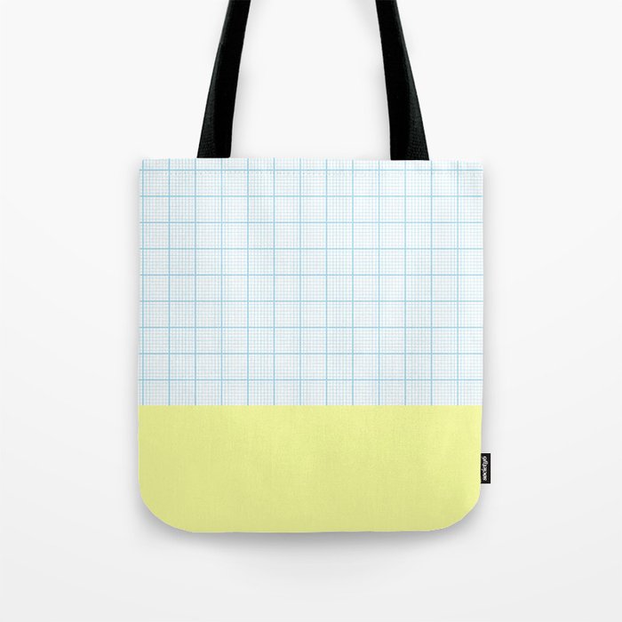 Graph Paper Tote Bag