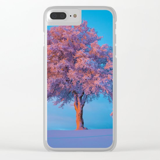 Stay A While Clear iPhone Case