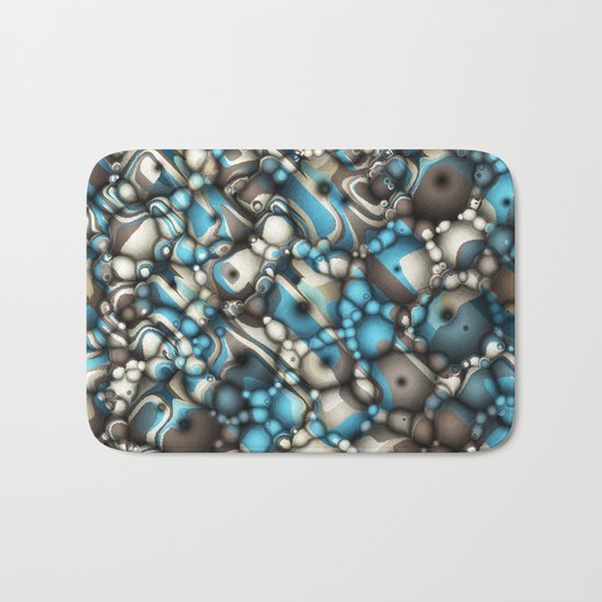 Macro Shapes Abstract Bath Mat